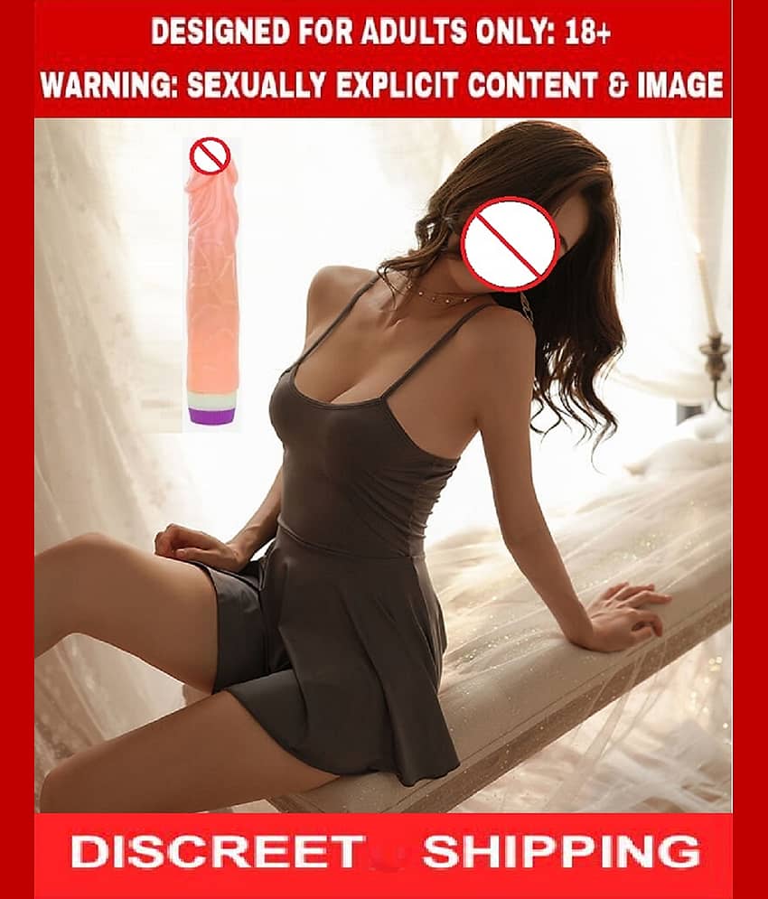 9" Long & Soft Sexy Real Felling Skin Colored Vibrating Dildo For Sexy Girls Vagina - By Kamveda