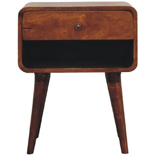 Curve Open Slot Chestnut Bedside view 2