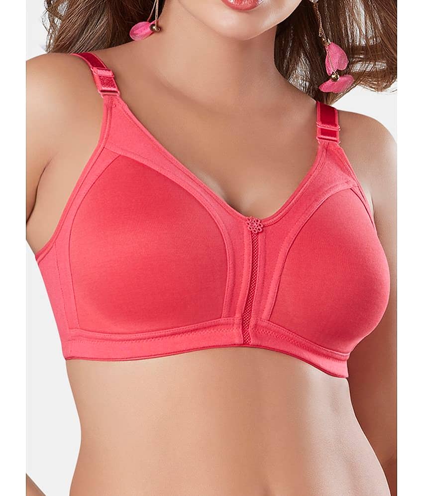 Sonari Cotton Non Padded Women's Minimizer Bra ( Grey Melange ) noodlegrey view 2