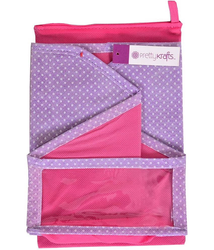 PrettyKrafts Fabric Leggings Stacker, Clothes (Green, Standard Size) - Set of 2 view 2