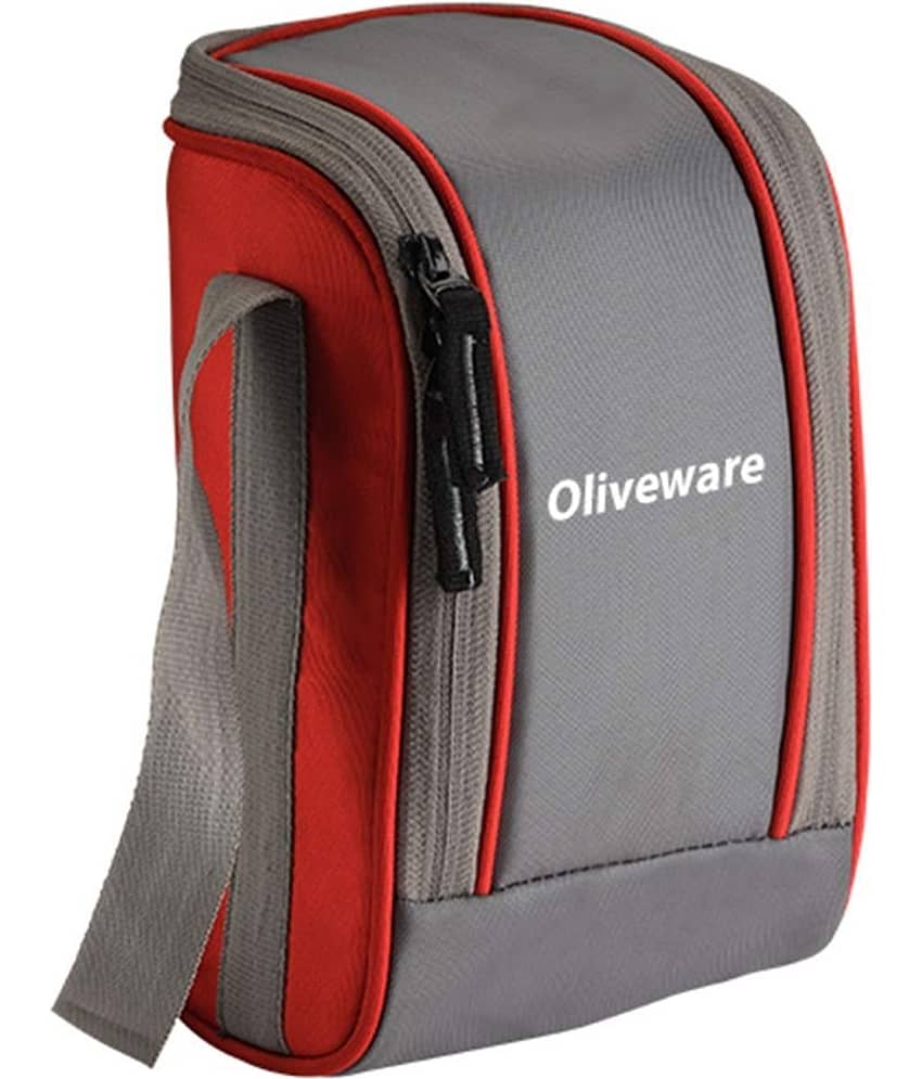 Oliveware Boss Stainless Steel Lunch Box 3 Container (Pack of 1) view 2