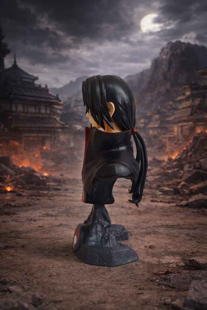 Itachi Uchiha Anime Bust Statue 13 cm | Naruto Action Figure Collectible view 2