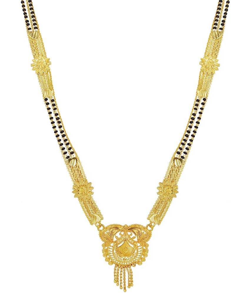JIPPA - Golden Mangalsutra ( Pack of 1 ) view 2