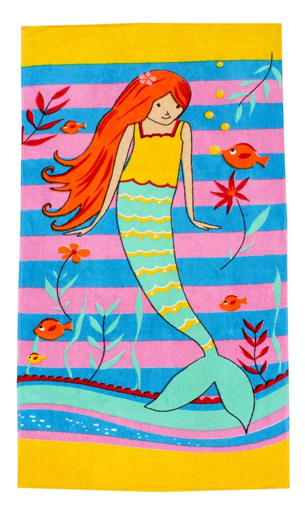 Mandhania Cotton Cartoon Printed Kids Bath Towel for Boys N Girls Pack of 2 view 2