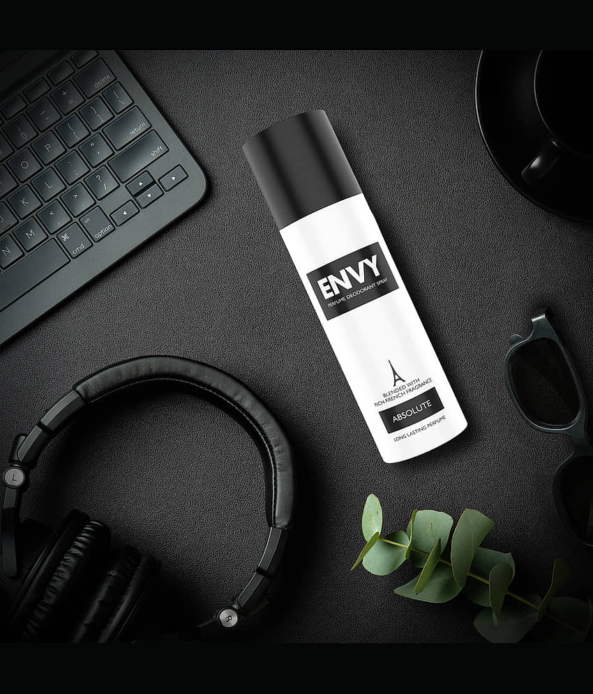 Envy Dark, Fiery & Absolute 140 ml Each Deodorant Spray for Men 420 ml ( Pack of 3 ) view 2