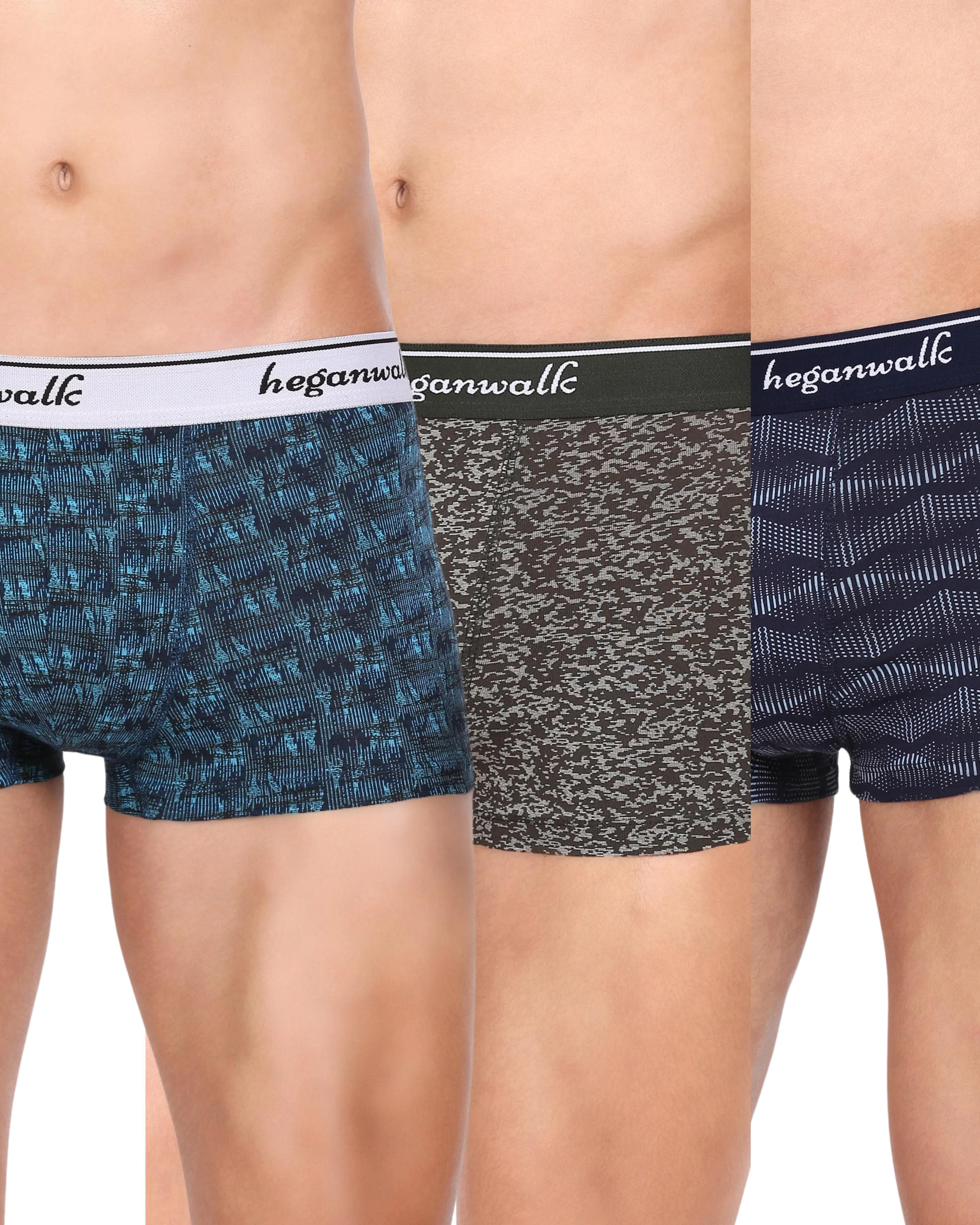 Comfort Zoners || Pack of 3 Men's Printed Trunks view 2