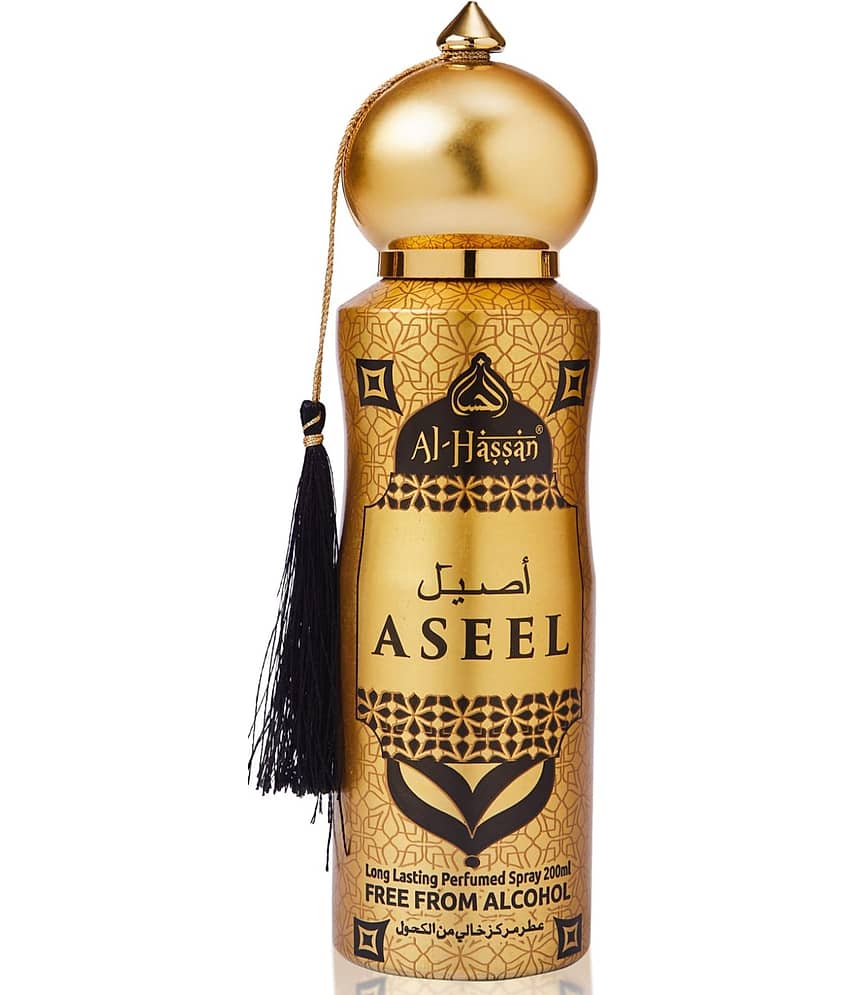 PasCom AL-Hassan Aseel Perfumed Spray Deodorant Spray for Unisex 200 ml ( Pack of 1 ) view 2