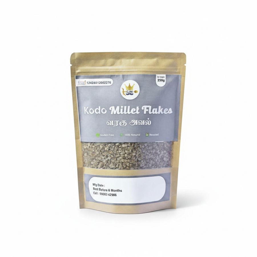 Kodo Millet Flakes - 250 gm - One stand-up pouch view 2