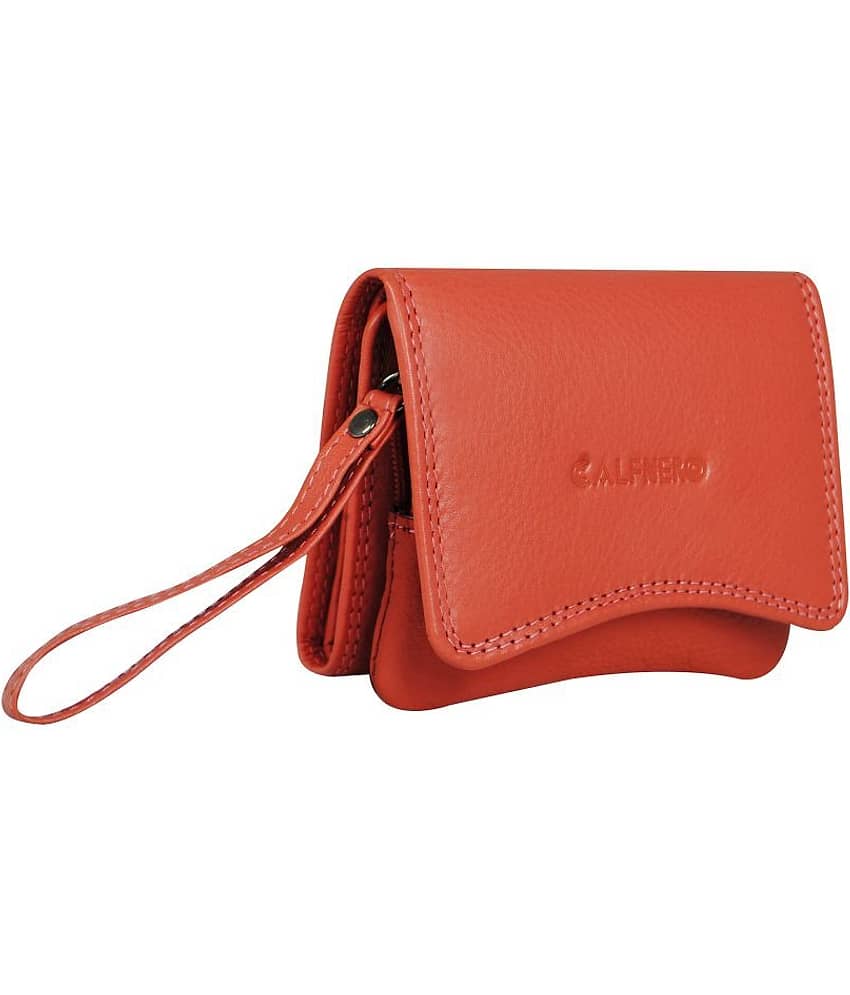 Calfnero Orange Wallet view 2