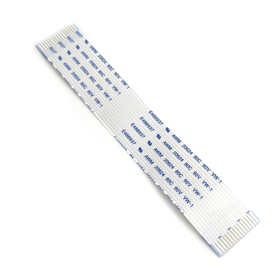 16 Pin 1mm Pitch 100mm Same Side Connection FFC Ribbon Flexible Flat Cable view 2
