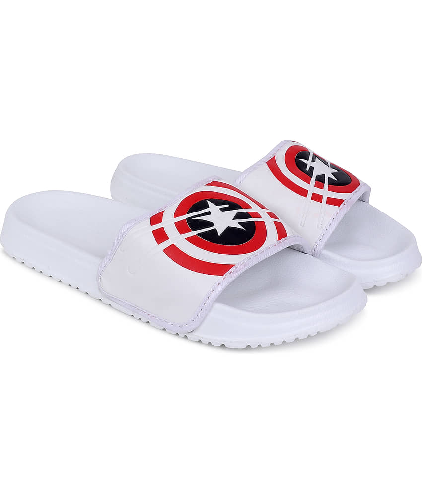 KAPANI White Men's Slide Flip flop view 2