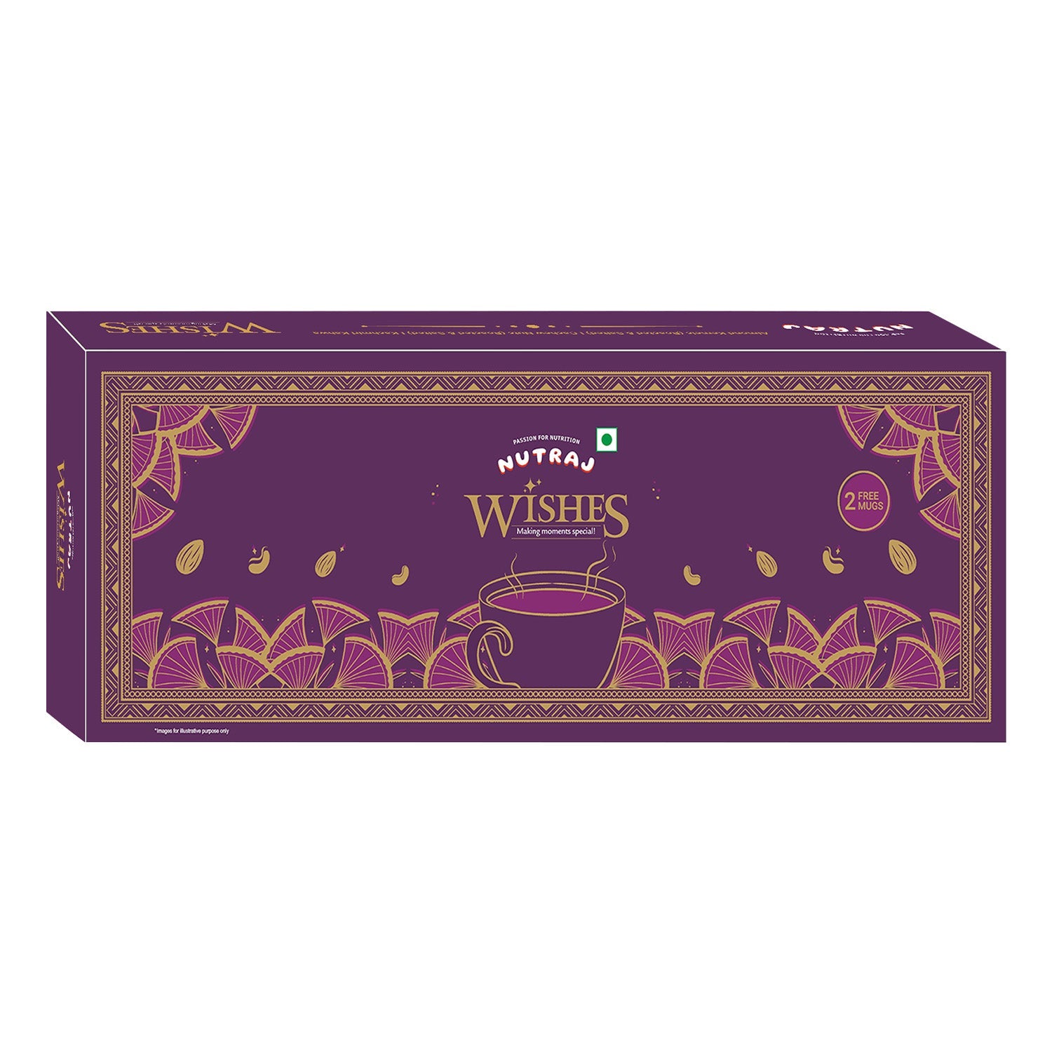 Nutraj Wishes Valley of Warmth 500g Diwali Gift Hamper | GB-86 view 2