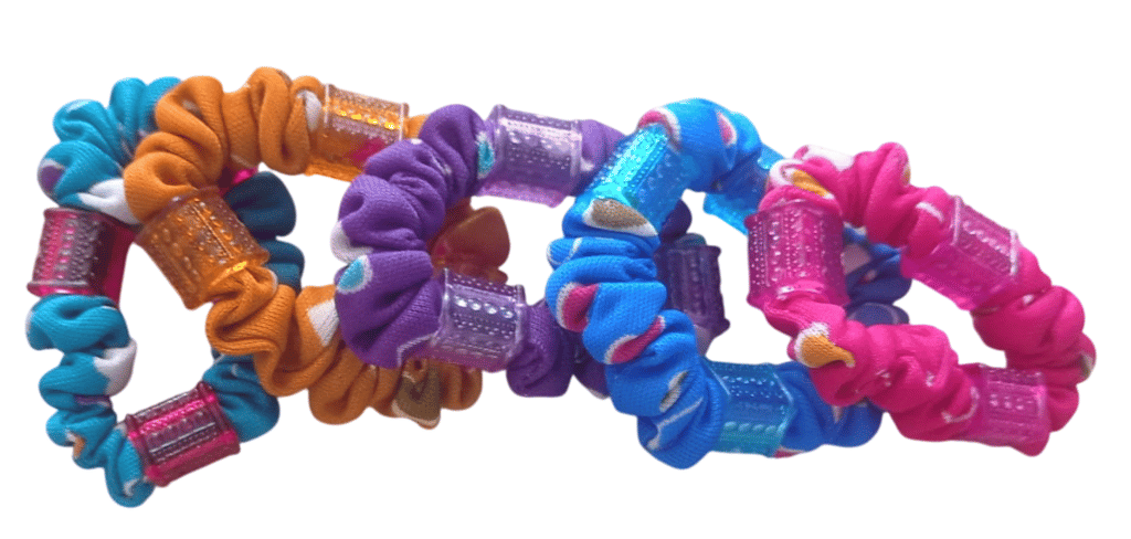 Colorful Hair Ties for Girls - Pack of 5 view 2