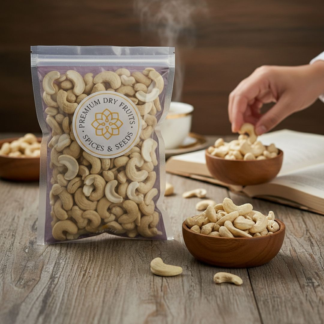 Rasda Cashew Nuts Split Kernels – Broken Cashews (JJH) - 100g view 2
