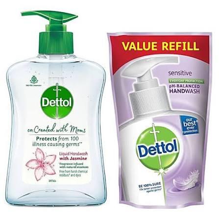 DETTOL HANDWASH JASMINE 175ML COMBO