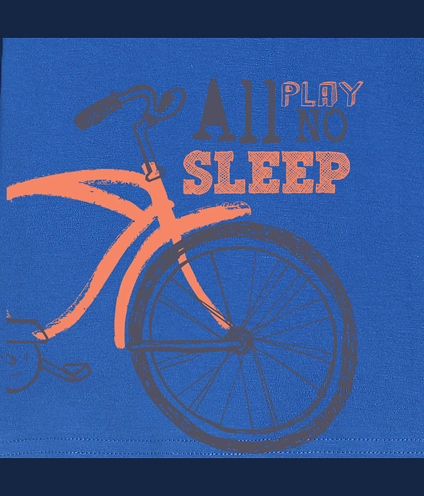 ETCHED DESIGN Pack of 1 Boys Cotton T-Shirt ( Multicolor ) view 2