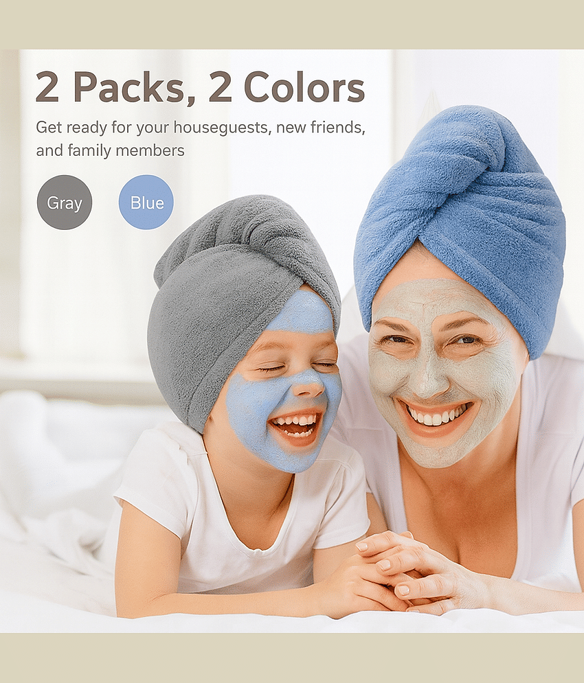 FEZORA Multicolor Hair Wrap ( Pack of 2 ) view 2