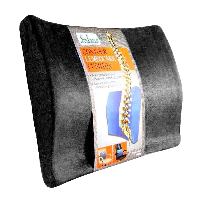 Sabar Orthopedic Lumbocare Back Support for Back Pain Relief | Backrest Cushion for Office chair and Car Seat - 3099M