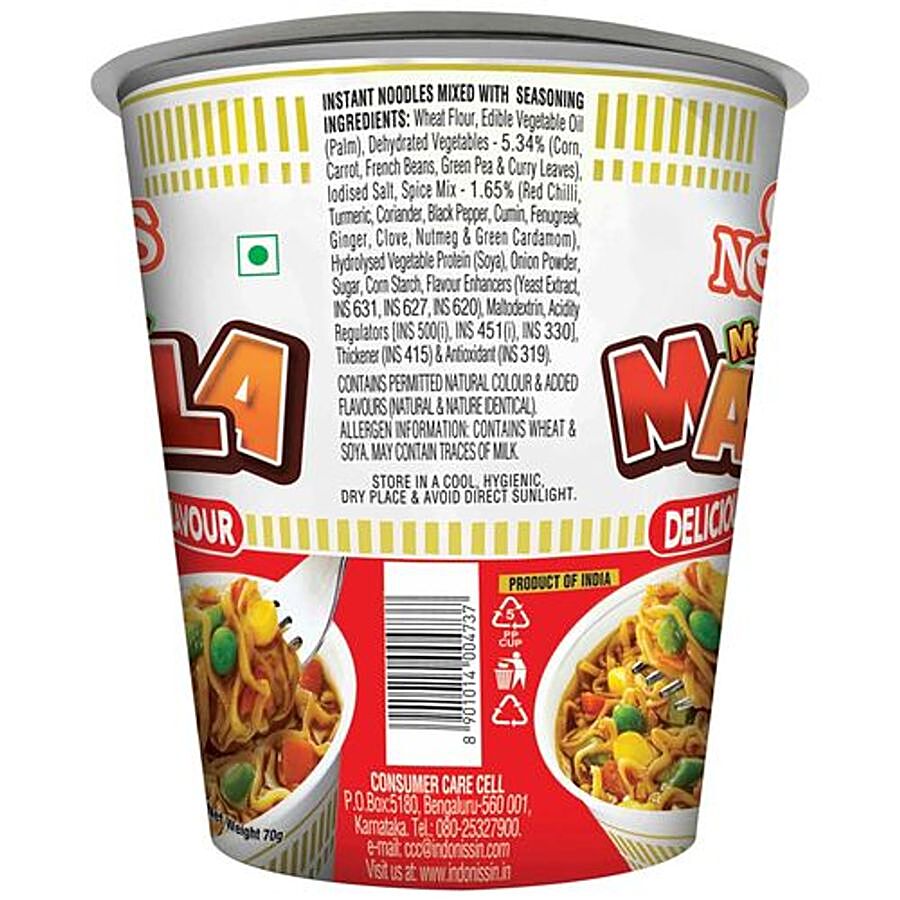 Top Ramen Cup Noodels Mazedar Masala, 70 Gm view 2