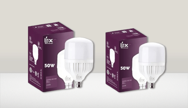 50W LED BULB PACK OF 02