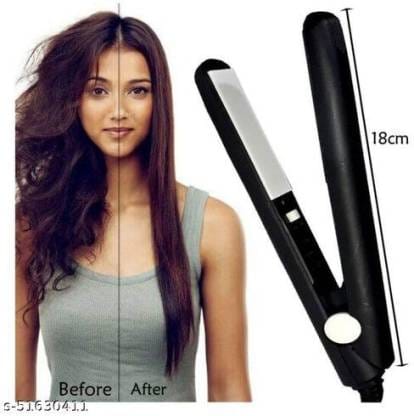Travel Friendly Mini Ceramic Electronic 220V Flats Iron-Hair Straighter UNISEX Hair Straightener (Multicolor)