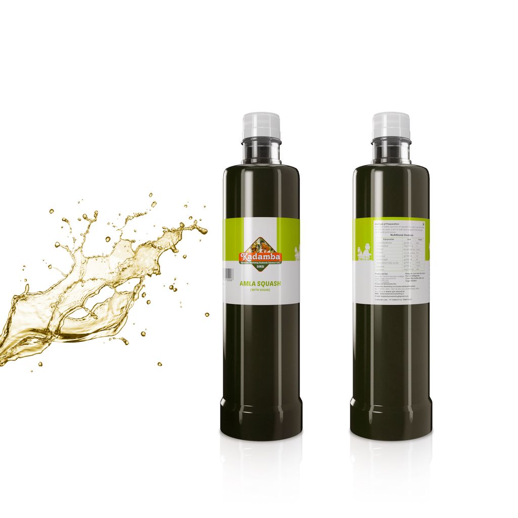 Amla Squash (700ml With Sugar) view 2