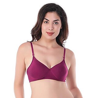U-Light Women Cotton Lightly Padded Wire Free Premium Bra view 2