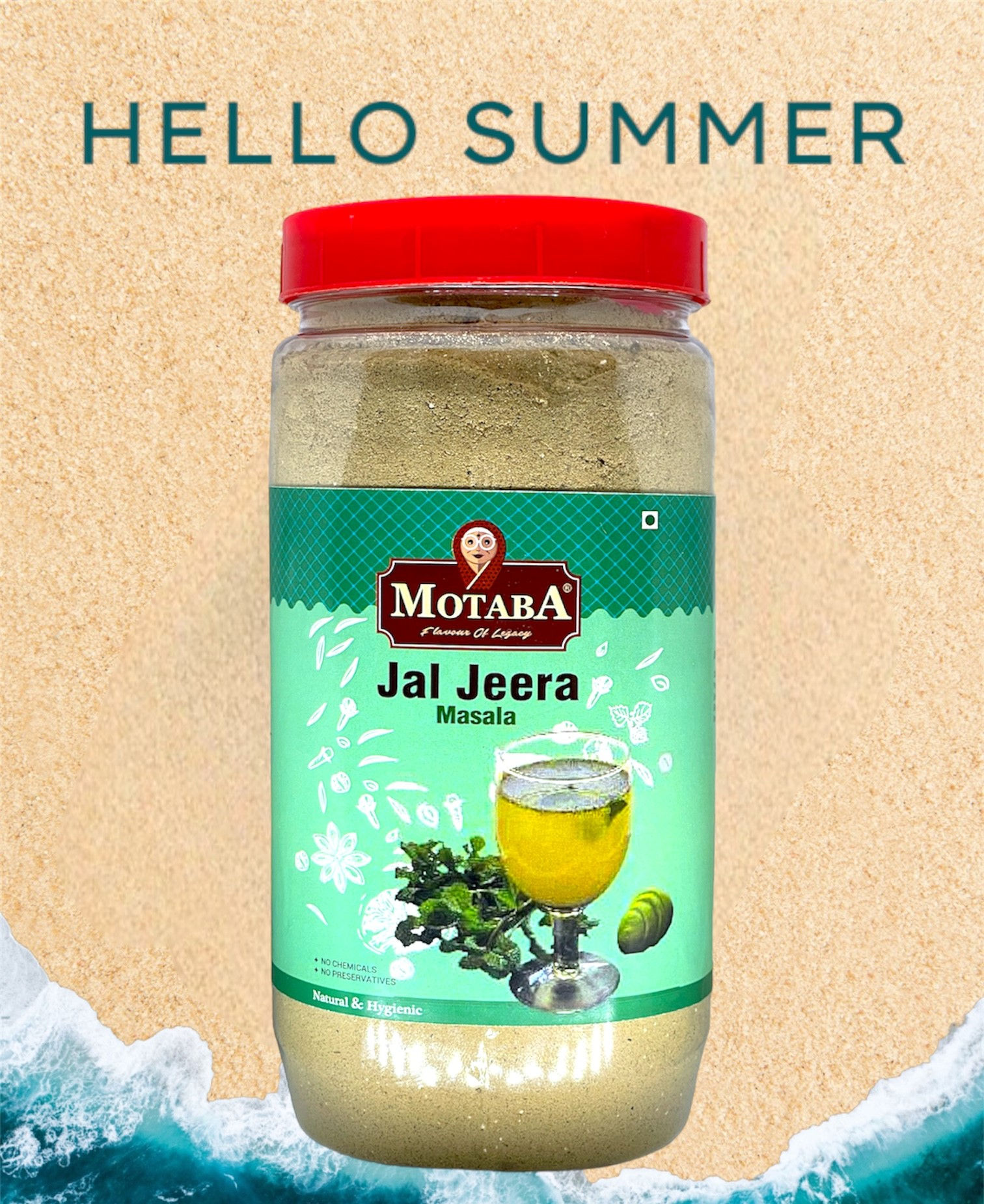 MOTABA Jal Jeera Masala, 1 Kg Jar view 2