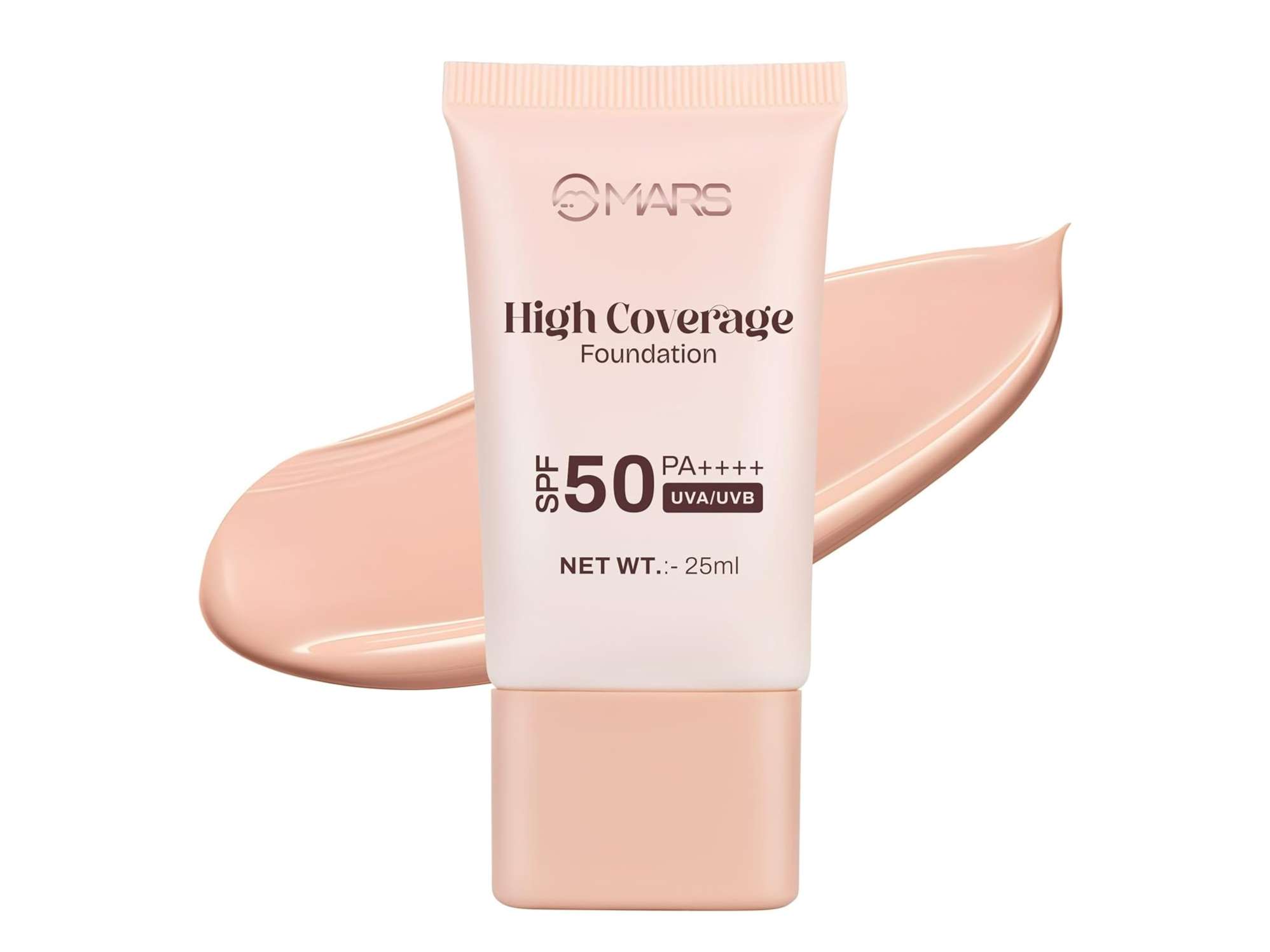 MARS High Coverage SPF50 PA++++ Liquid Foundation 25ml - Ivory Glow 01 view 2