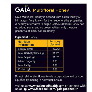 GAIA Multifloral Honey-500gm. (500 g) view 2