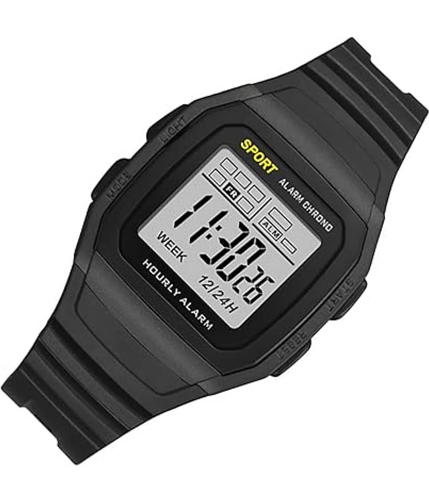Svats Black Silicon Digital Men's Watch view 2