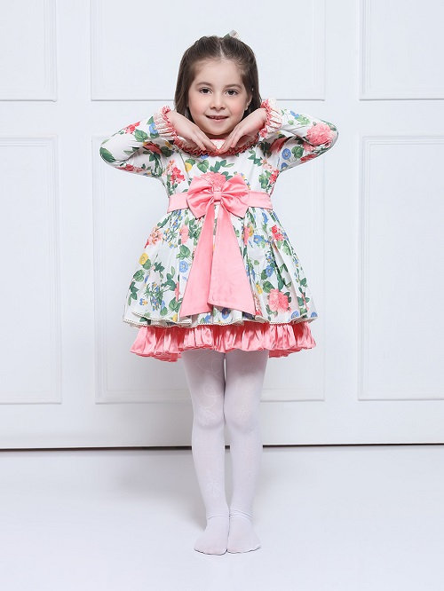 THE PONY & PEONY CO. Girl Old Rose - Blossom Pink Dress view 2