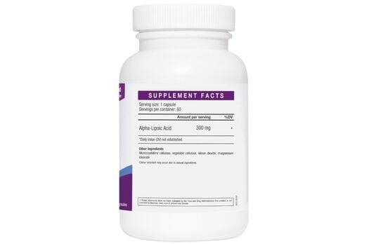 LAC Alpha Lipoic Acid 300mg(60 vegetarian capsules) view 2