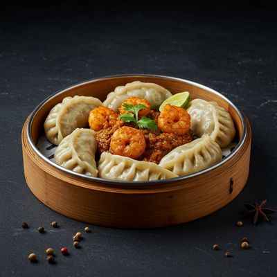 Prawn Steamed Momos