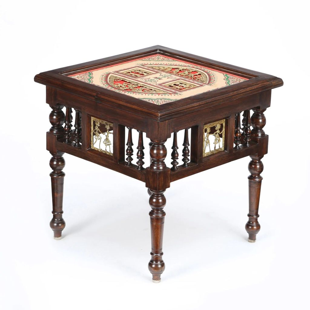 OONA SIDE TABLE SOHO TEAKWOOD WALNUT FINISH AAC290104 view 2
