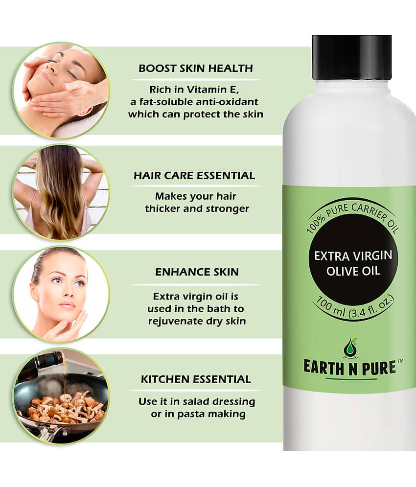 Earth N Pure - Extra virgin olive oil Essential Oil 100 mL ( Pack of 1 ) view 2