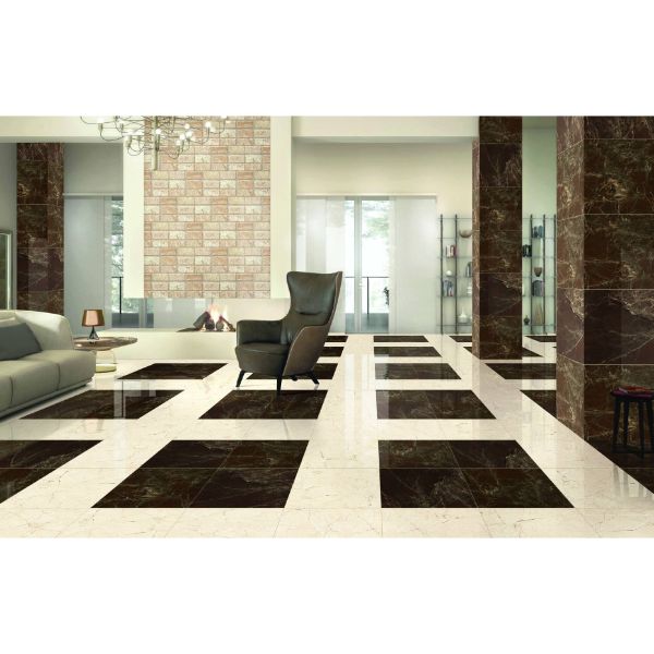 Orientbell Floor Tiles PGVT Istan Ivory 2 PCS view 2