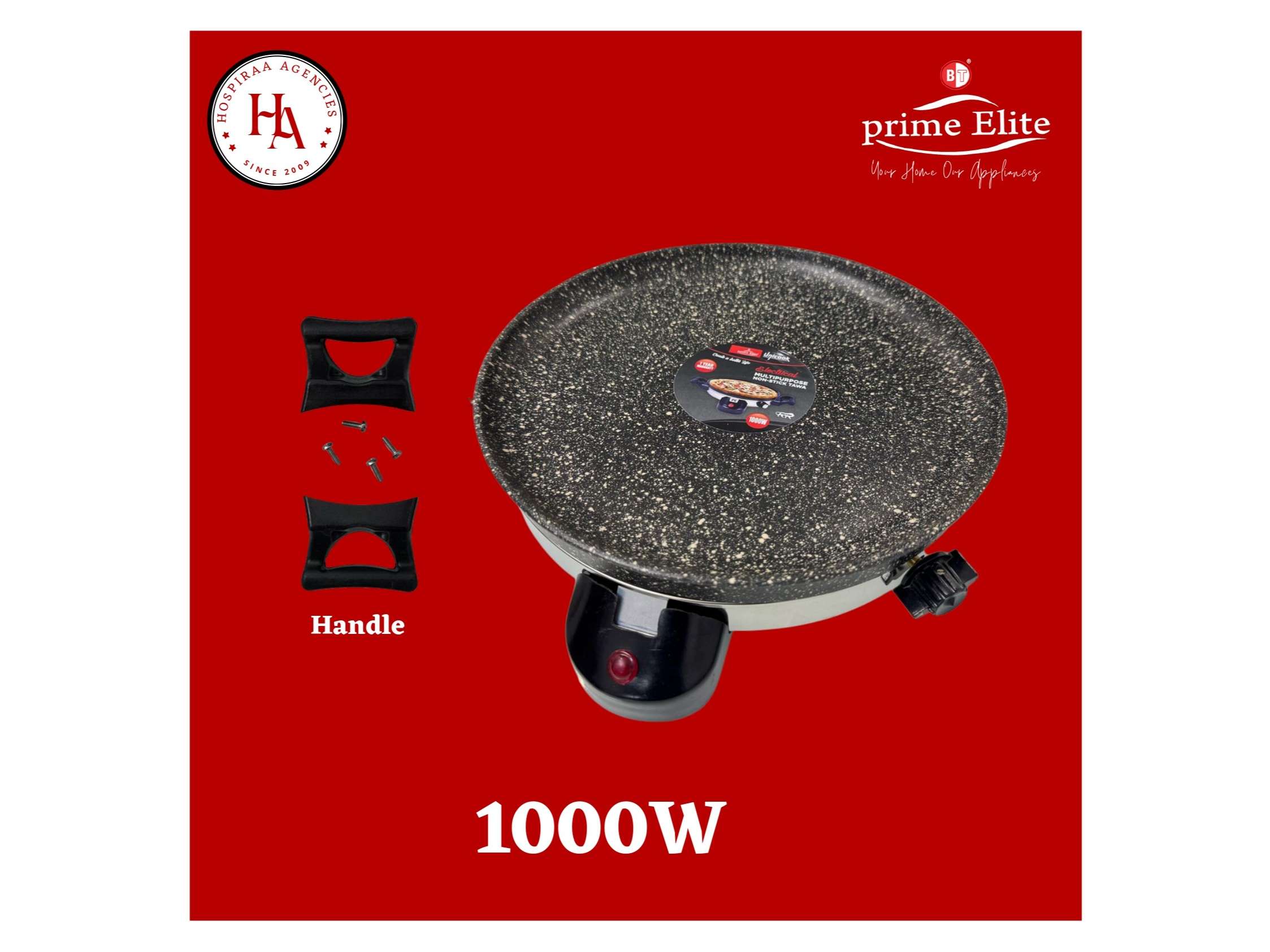 Unicook Multipurpose Non-Stick Tawa with Temperature Regulator view 2