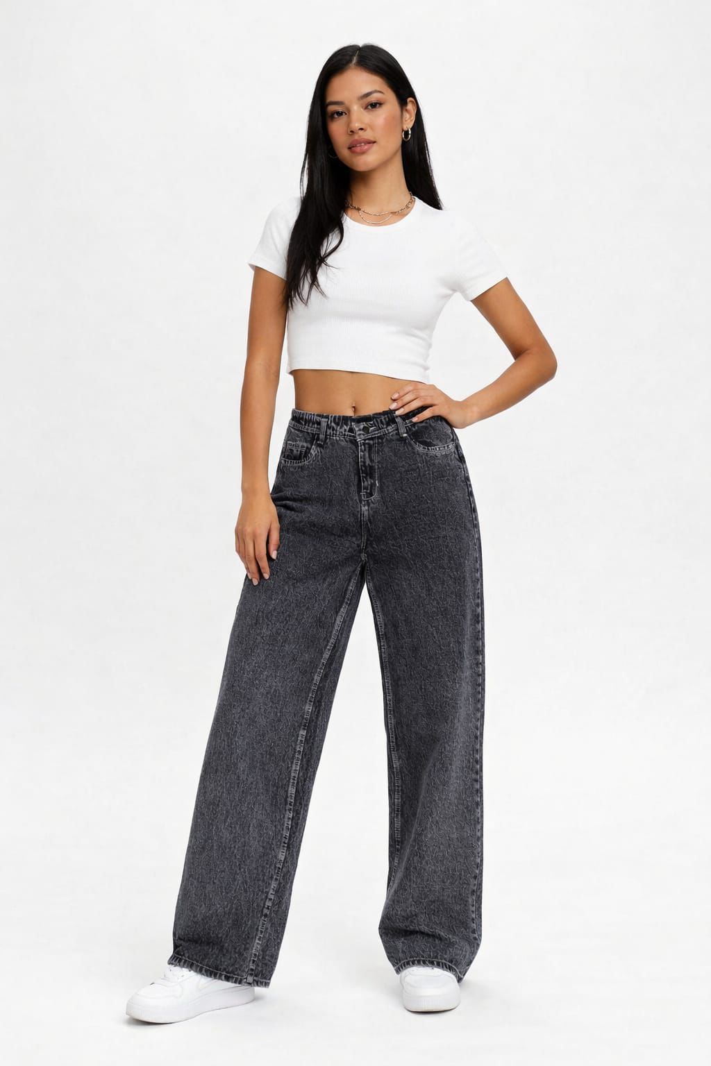 Charcol grey Female Jeans