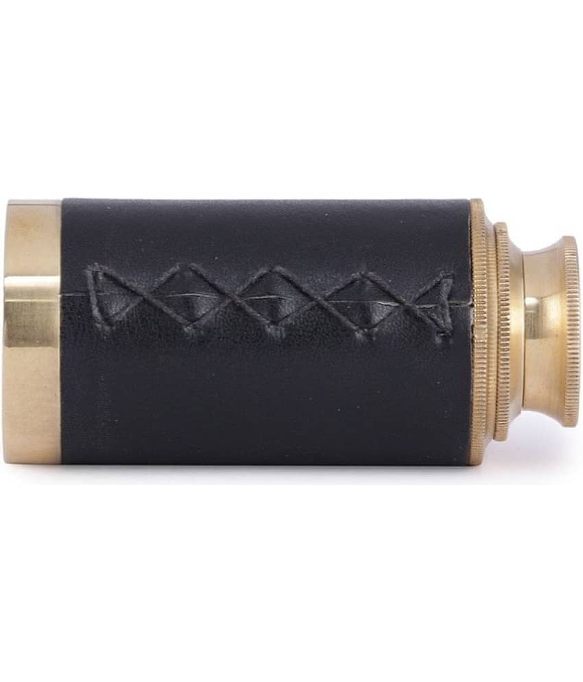 Generic - Black and Golden Metallic Telescope without Sheesham Box Showpiece 15 cm