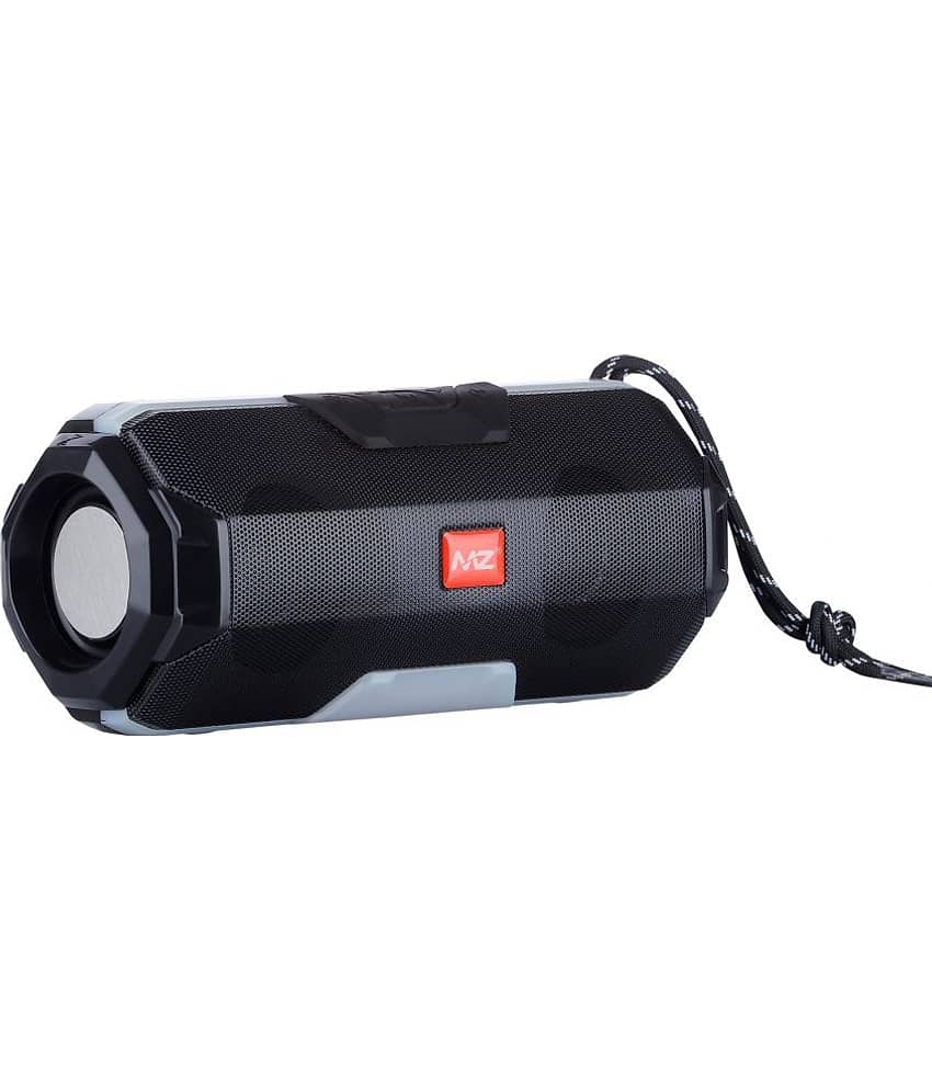 MZ A006 10 W Bluetooth Speaker Bluetooth V 5.0 with SD card Slot Playback Time 6 hrs Black view 2