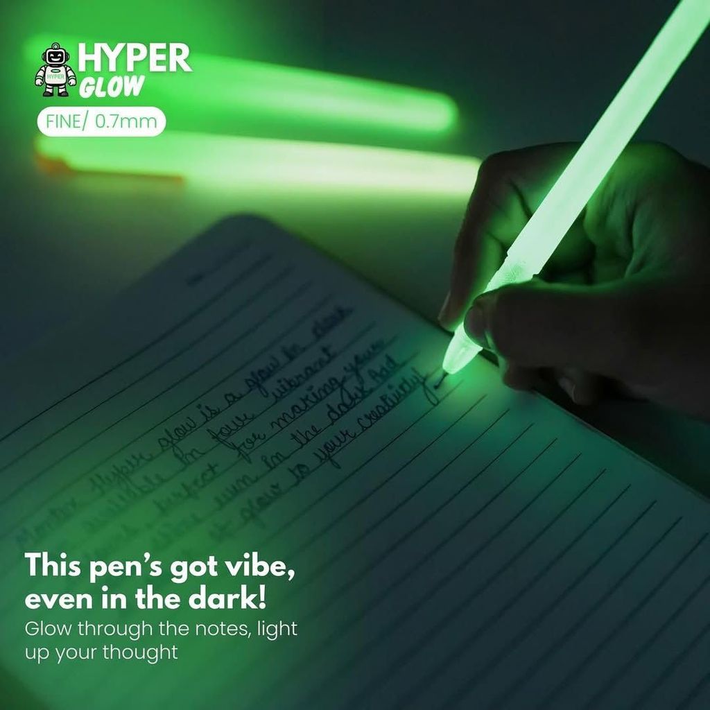 Montex Hyper Glow Ballpoint Pen - Blue(10pcs) view 2