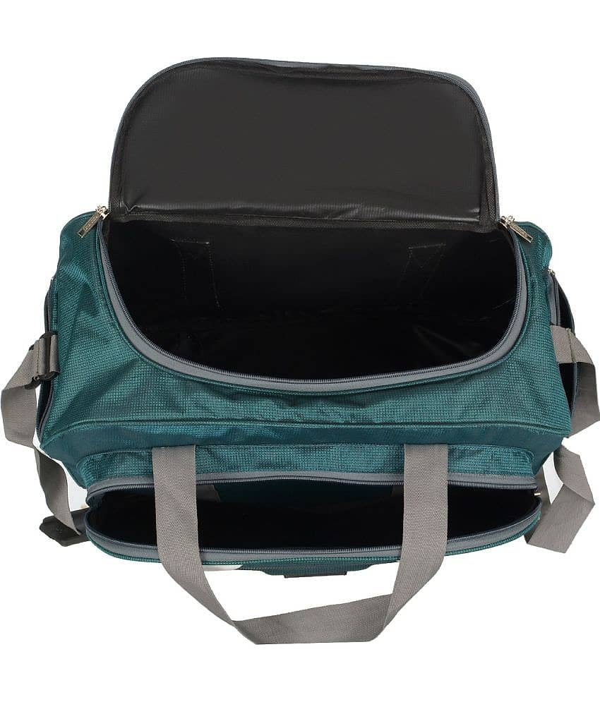 FEDRA - 40 Ltrs Green Polyester Duffle Bag view 2
