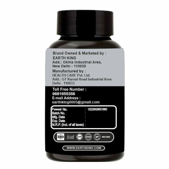 EARTH KING Omega 3 Fish Oil (180 mg EPA & 120 mg DHA) Omega 3 Fish Oil | Fatty Acid | Supports Healthy Heart, Brain, Better Skin, Bones, Joint & Eye Care for Men & Women � 500mg 60 Softget Capsules (Pack of 2) view 2