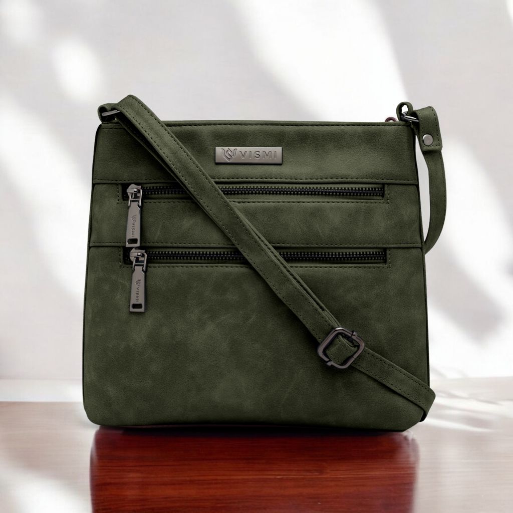 VISMIINTREND Sling Bag for Women | Crossbody Messenger Bag | Pu Leather Stylish Shoulder Bag | Water Resistant Adjustable Strap view 2