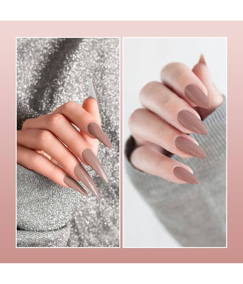 Posh - Grape Glossy Nail Polish ( Pack of 2 ) view 2