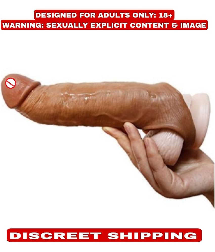 6.5 Inch Jumbo Head Condoom Double Hole Penis Sleeve For Men By Kamahouse