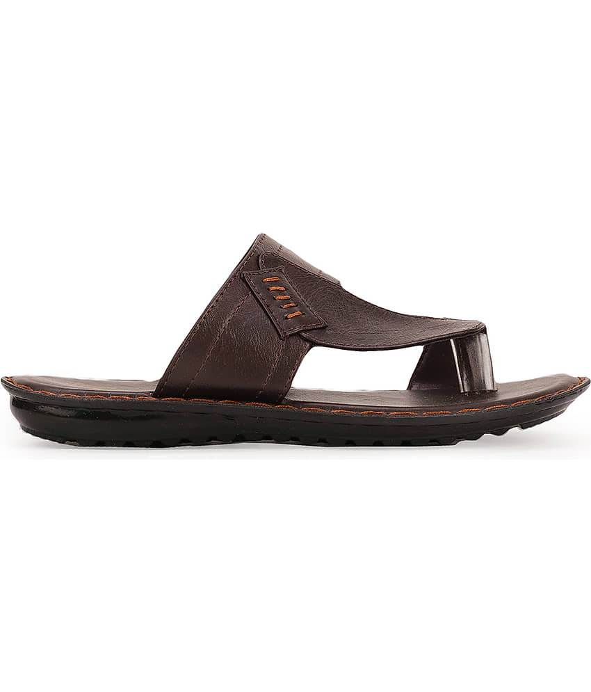 Bata - Brown Men's Sandals view 2