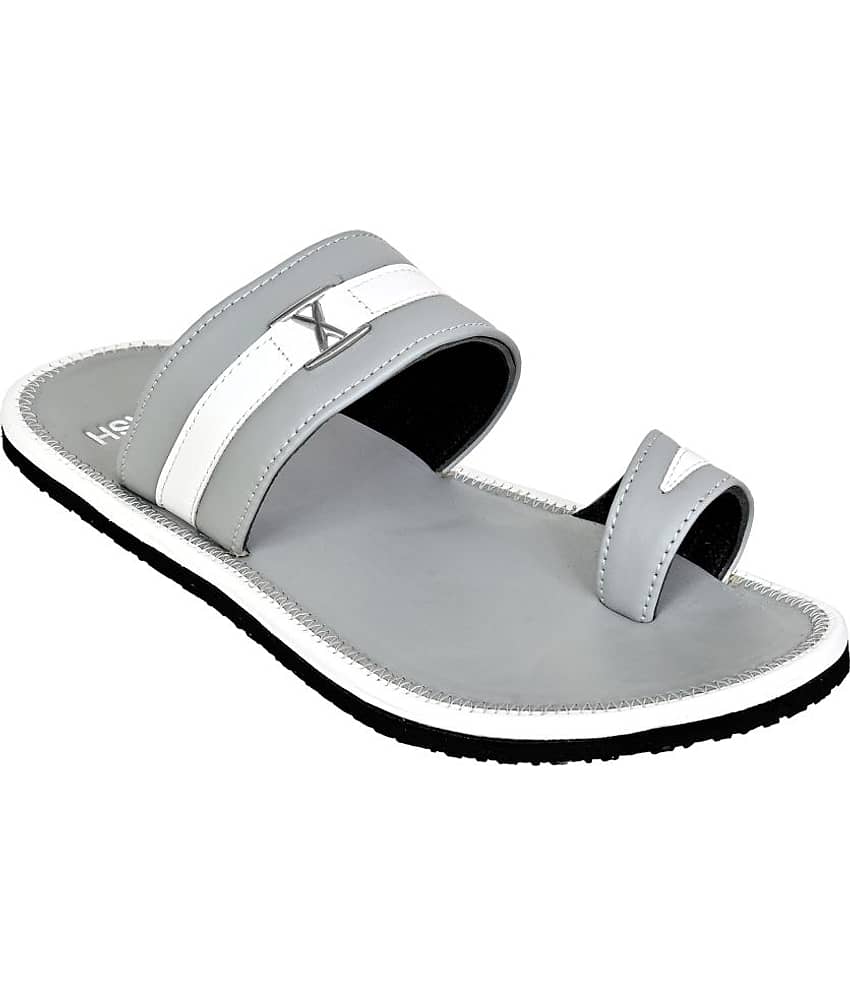 Squash - Gray Men's Leather Slipper view 2