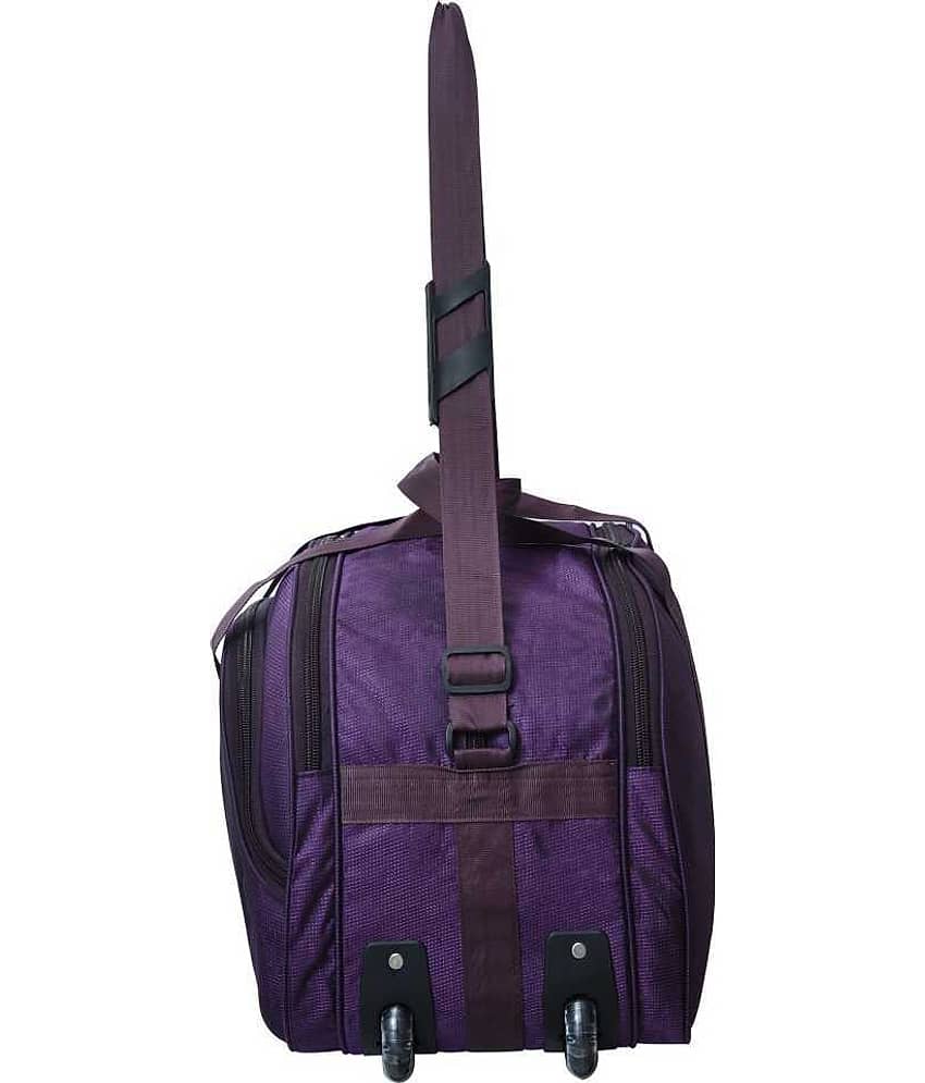 FEDRA - 40 Ltrs Purple Polyester Duffle Bag view 2